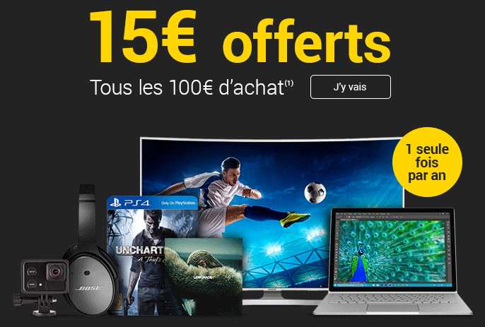 Profitez De 15 Offerts Tous Les 100 D Achat Avec Fnac Meilleur Mobile