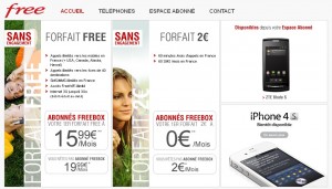 Forfaits Free Mobile
