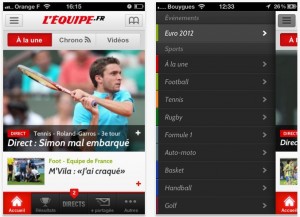 lequipe 300x217 - Application L'Equipe.fr sur iPhone, Android, Windows Phone et BlackBerry