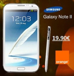 Samsung Galaxy Note 2 Orange