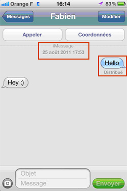 SMS iMessage