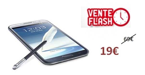 Samsung Galaxy Note 2 vente flash