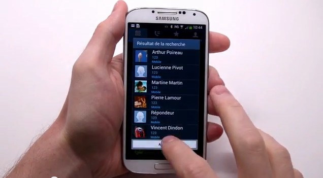 Samsung Galaxy S4 Test Mobile
