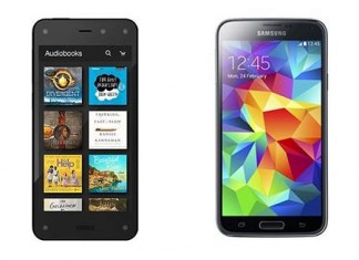 Comparatif Amazon Fire Phone et Samsung Galaxy S5