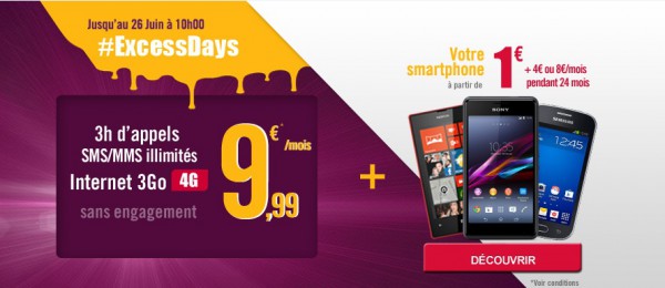 [Bon Plan] Virgin offre 3 Go pour 9,99€ par mois à vie !