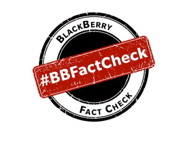 Blackberry rétablit la vérité avec le Fast check portal