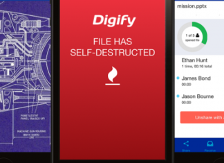 Digify : l'application qui auto-détruit vos documents