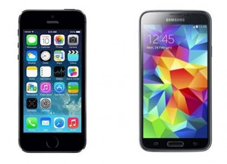 Comparatif iPhone 5S vs Samsung Galaxy S5