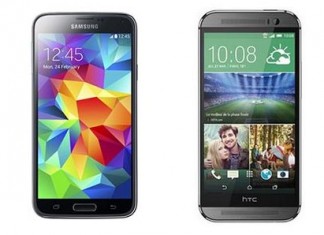 Comparatif Samsung Galaxy S5 vs HTC One M8