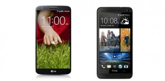Comparatif LG G2 vs HTC One