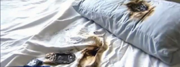 Un Samsung galaxy S4 prend feu sous l’oreiller d’une petite fille 