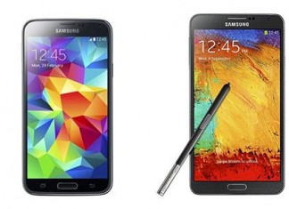 Comparatif Samsung Galaxy S5 vs Samsung Galaxy Note 3