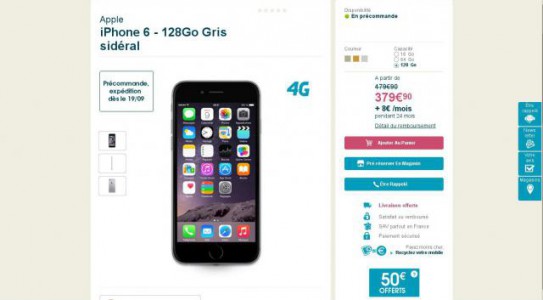 iPhone 6 : quels prix chez Bouygues Telecom ?