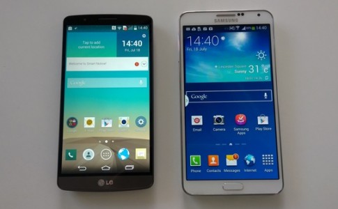 Samsung Galaxy Note 4 VS LG G3 : le comparatif