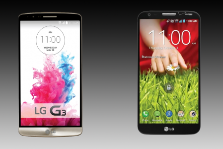 LG G3 et G2