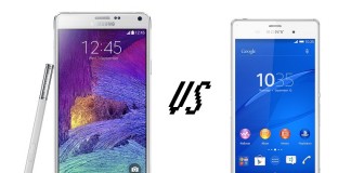 Sony Xperia Z3 VS Samsung Galaxy Note 4 le comparatif