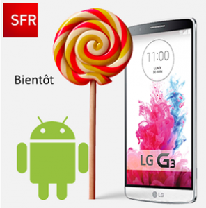 LG G3 SFR Lollipop