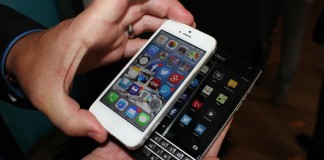 blackberry passport vs iphone 5
