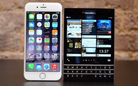 iPhone 6 vs Blackberry Passport