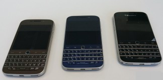 blackberry classic trois coloris