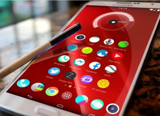 samsung galaxy note 5 fond rouge