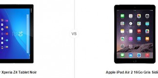 Sony Xperia Z4 tab vs iPad Air 2