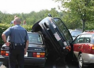 sms voiture accrochage