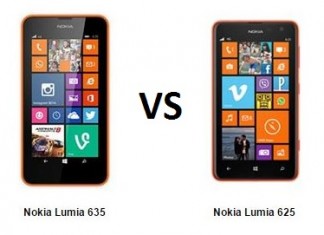 Nokia Lumia 635 vs 625, smartphones