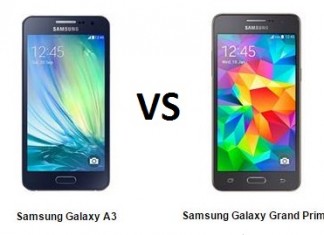 Samsung Galaxy A3 vs Grand Prime comparatif
