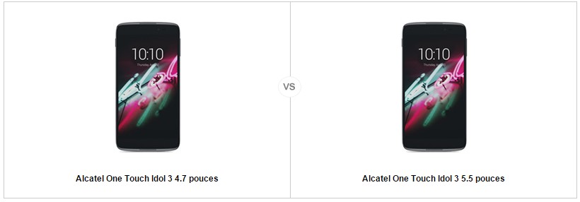 alcatel one touch idol 3 vs