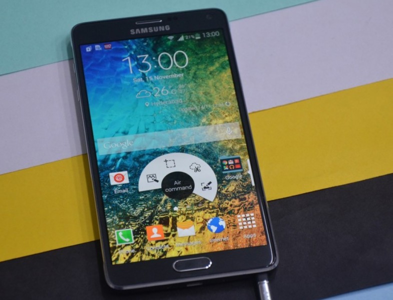 samsung galaxy note 4 fond couleur.