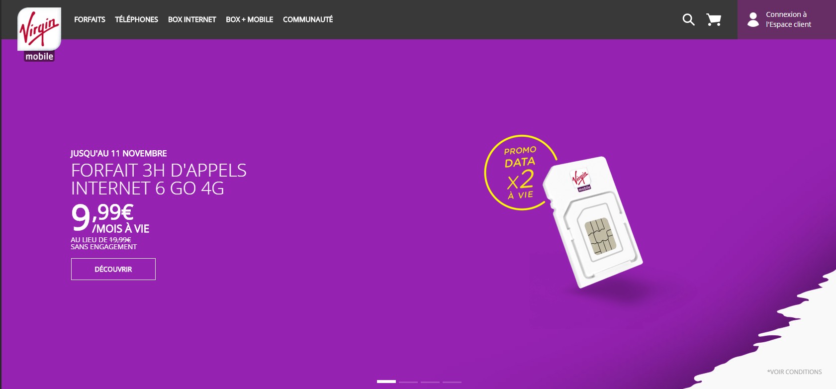 Profitez des bons plans Virgin Mobile du moment ! Meilleur Mobile