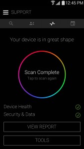 Application Scan You Device de Samsung