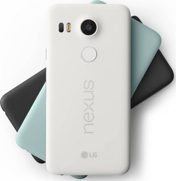 les différents coloris du Google Nexus 5X