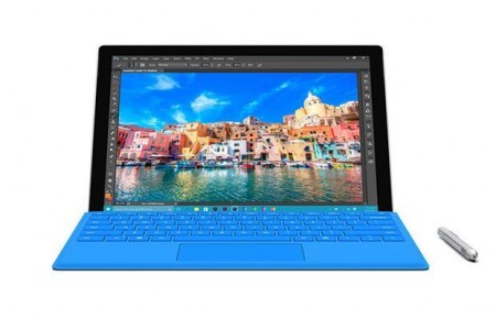 La Microsoft Surface Pro 4 en bleu