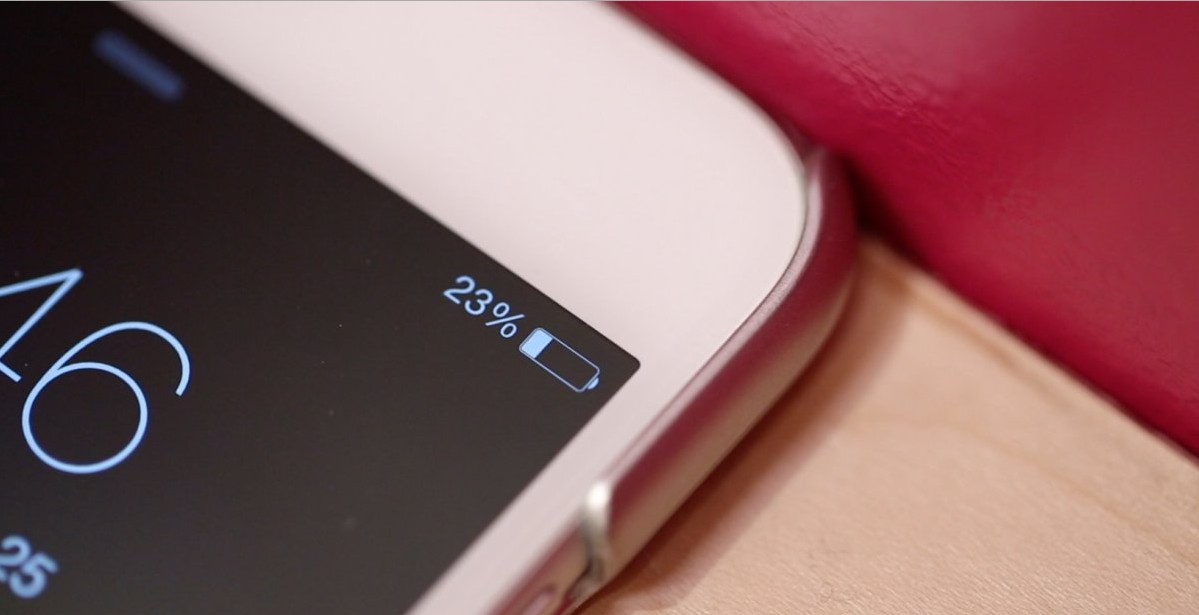 iphone indicateur batterie
