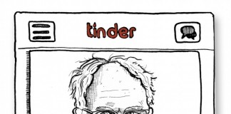 Bernie Sanders sur Tinder
