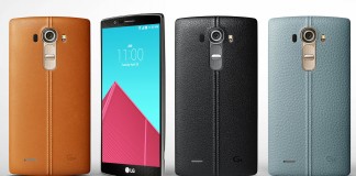 LG G4 déclinaisons en cuir