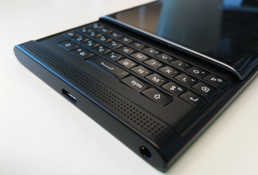 blackberry priv clavier