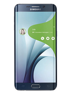 telephone Samsung Galaxy S6 Edge plus noir