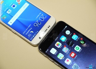 Samsung Galaxy S6 et Apple iPhone 6 Plus