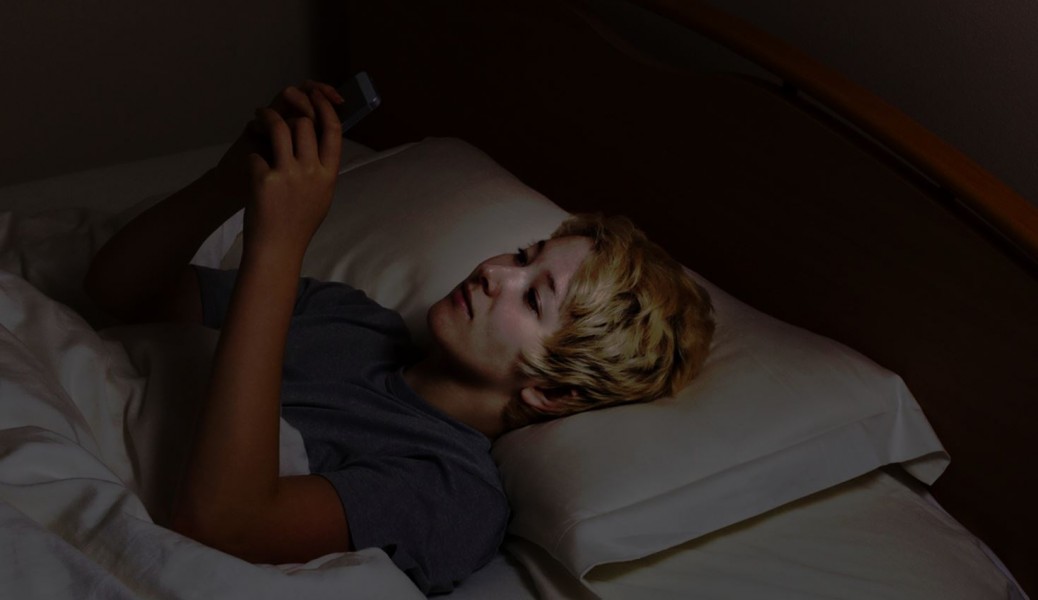 Smartphone au lit