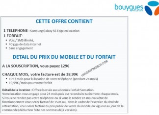 Bouygues Telecom location de smartphones
