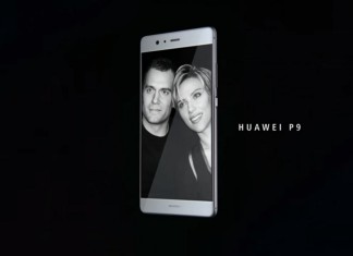 Huawei P9 fond noir