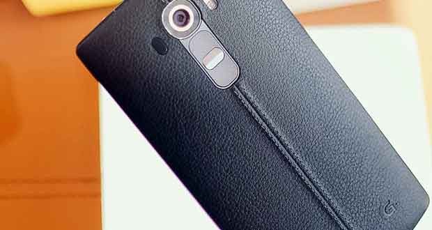 LG G4 noir cuir