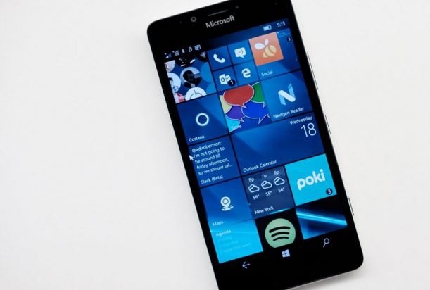 Microsoft Lumia 650 Fond Gris