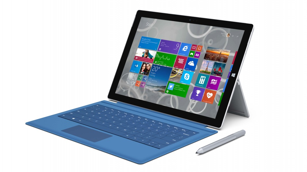 Microsoft Surface 3 64 Go fond blanc