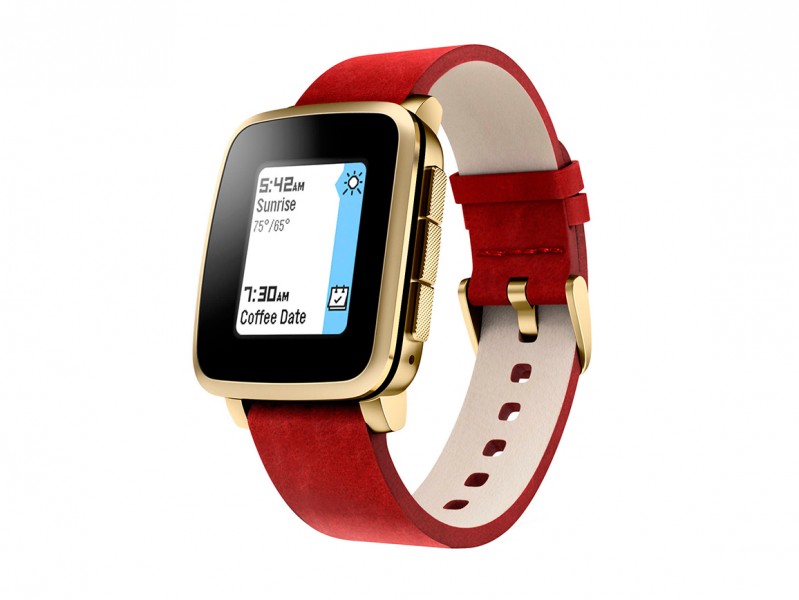Pebble Time Steel Or