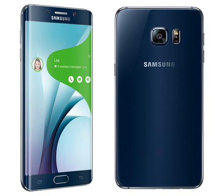 Samsung Galaxy S6 Edge Plus en noir