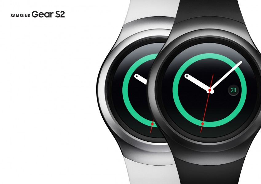 Samsung Gear S2 fond blanc